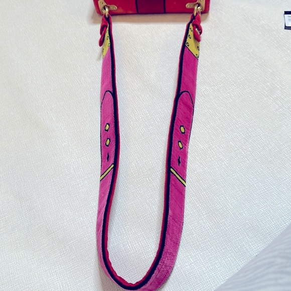 🔥SOLD🔥Prada Trompe L’oeil Velvet Cahir Bag -Fuchsia WITH ENTRUPY COA! - Picture 11 of 13